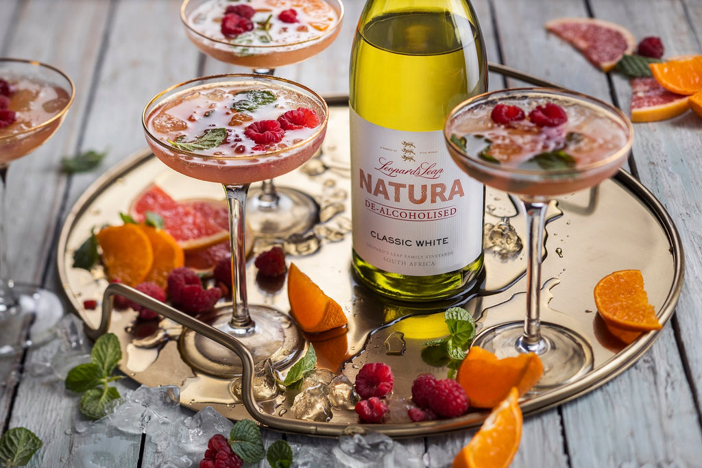 Natura Blushing Mimosa Mocktail Recipe Leopards Leap